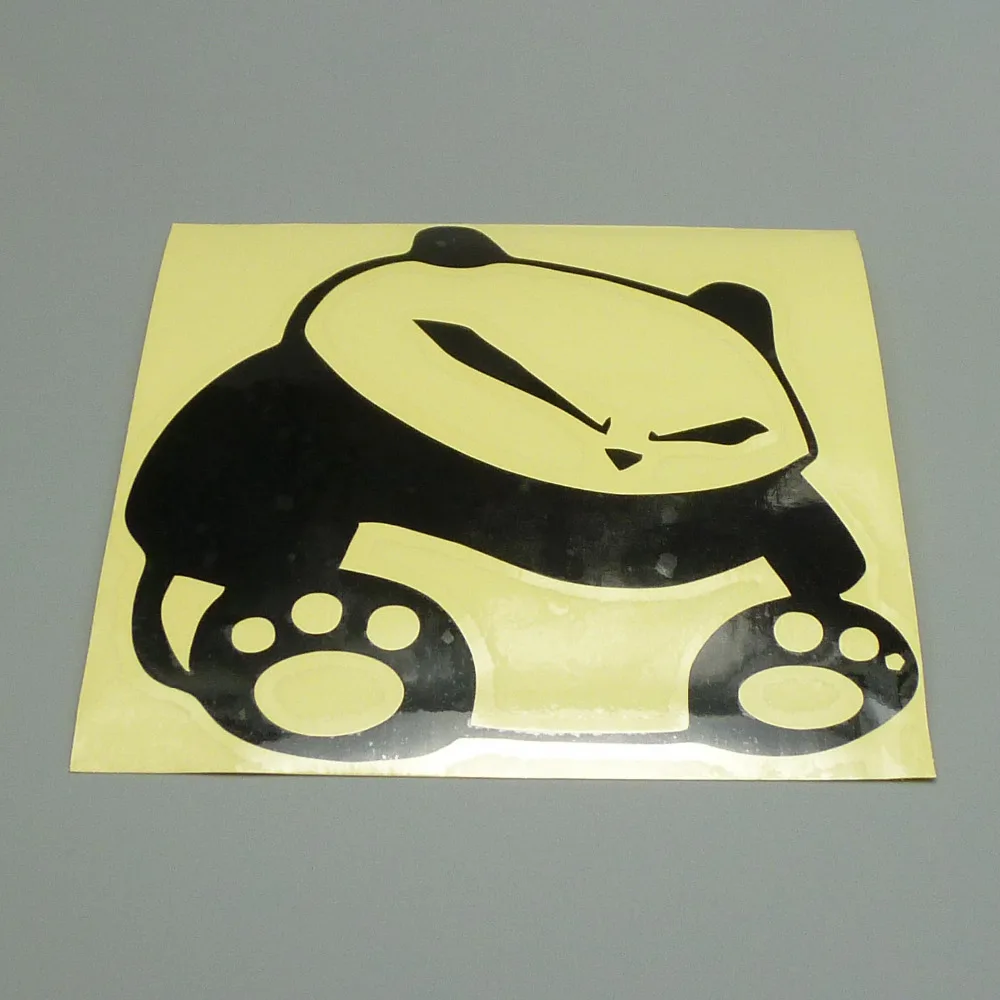 Наклейка XGS автомобильная наклейка виниловая JDM Сидящая панда 12 см x 13 автомобиль