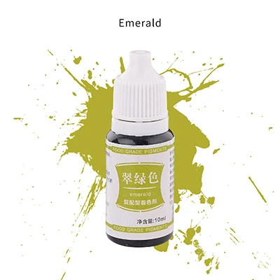 Emerald green Transhome пищевой краситель 1 шт. съедобный пигмент полезный, безопасный инструменты для украшения тортов из мастики Макарон крем торт выпечки/кондитерские инструменты - Цвет: Emerald green