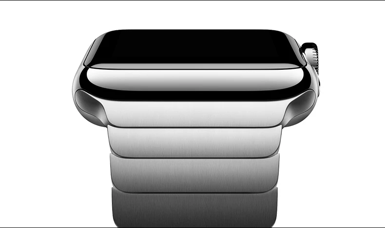 Ремешок из нержавеющей стали с застежкой-бабочкой для Apple Watch 5, 4, 3, 2, ремешок для браслета 38 мм, 40 мм, 42 мм, 44 мм, браслет iWatch
