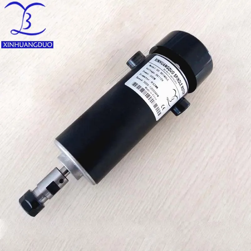 500 W ER11 цанговый 52 мм Диаметр 110VDC фрезерный станок с ЧПУ для резьбы и шлифовки холодный воздух/Шпиндельный мотор для лазерной гравировки