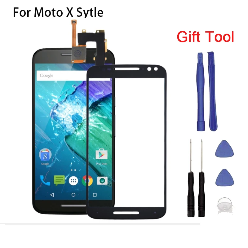 Сенсорный сенсор для Motorola Moto X Style сенсорный экран стекло дигитайзер передняя