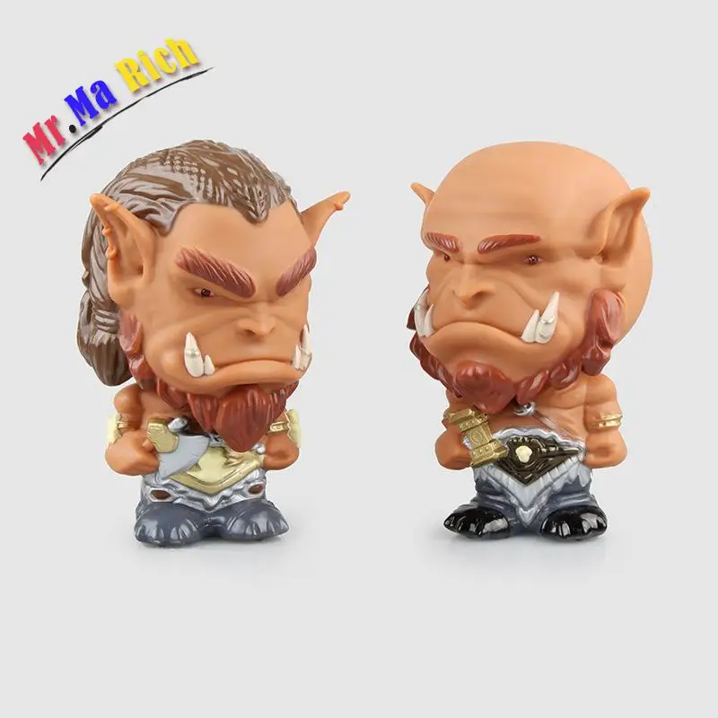 Игровой фильм Wow Orgrim ПВХ 15 см фигурка вихт Лайт аниме милая модель веер коллекция