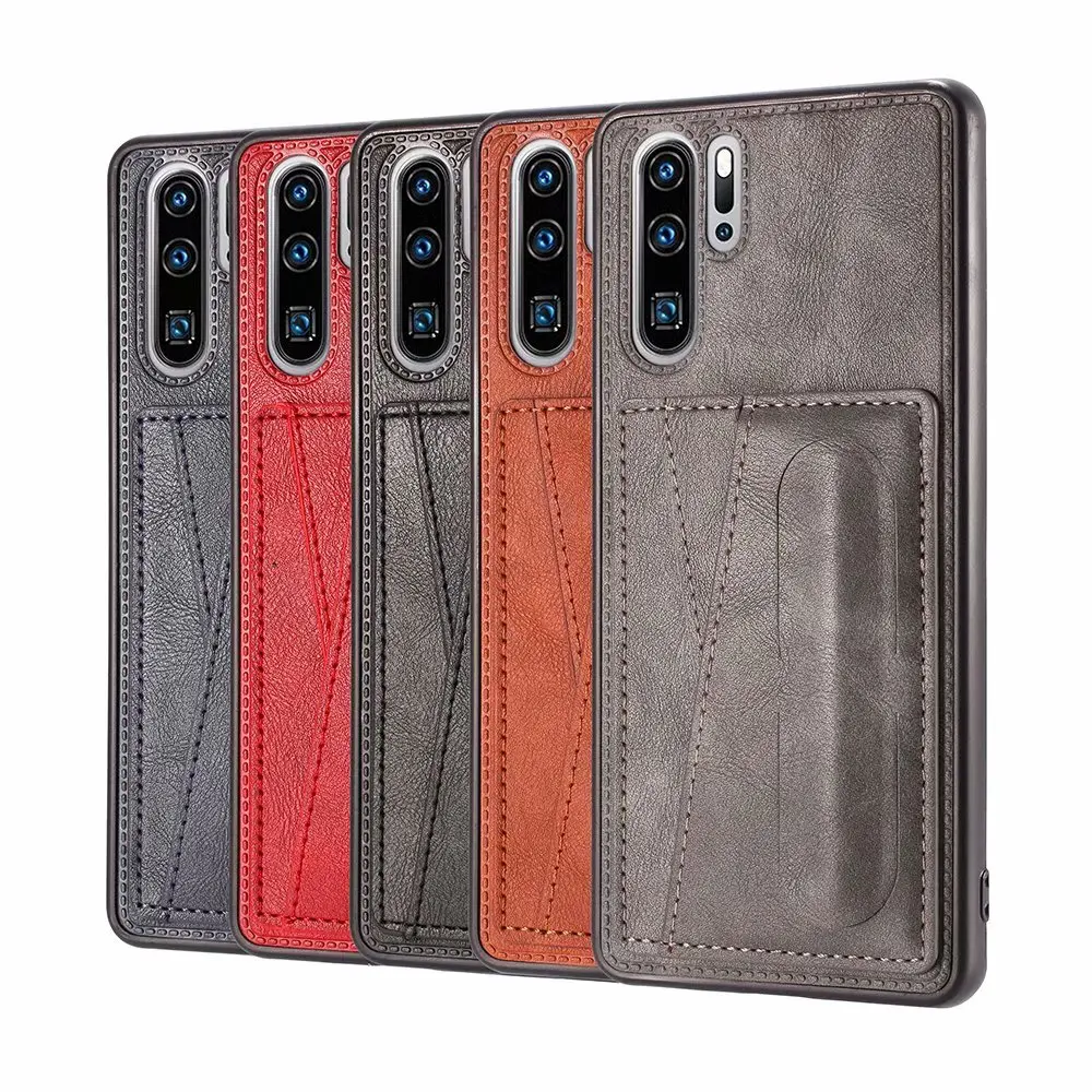 Чехол из искусственной кожи для Huawei P30 Pro Lite футляр кредитных карт чехол с