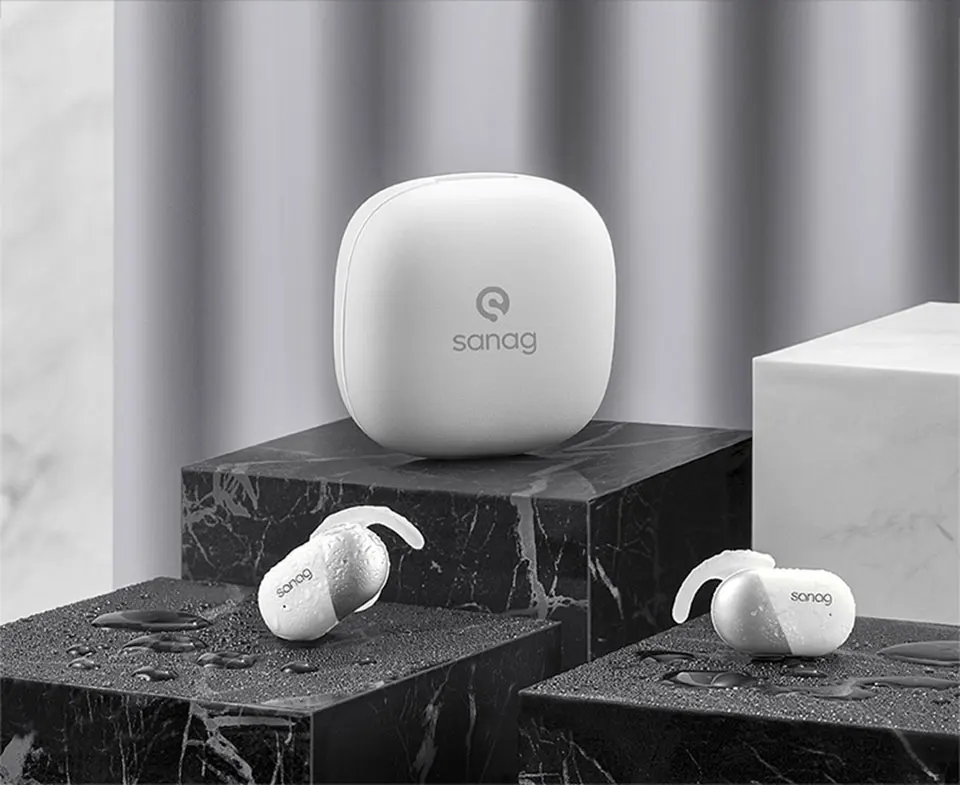 Sanag P5 Беспроводной наушники IPX56 водонепроницаемый True Беспроводной earbouds с микрофоном стерео звук Беспроводной наушники с зарядный чехол
