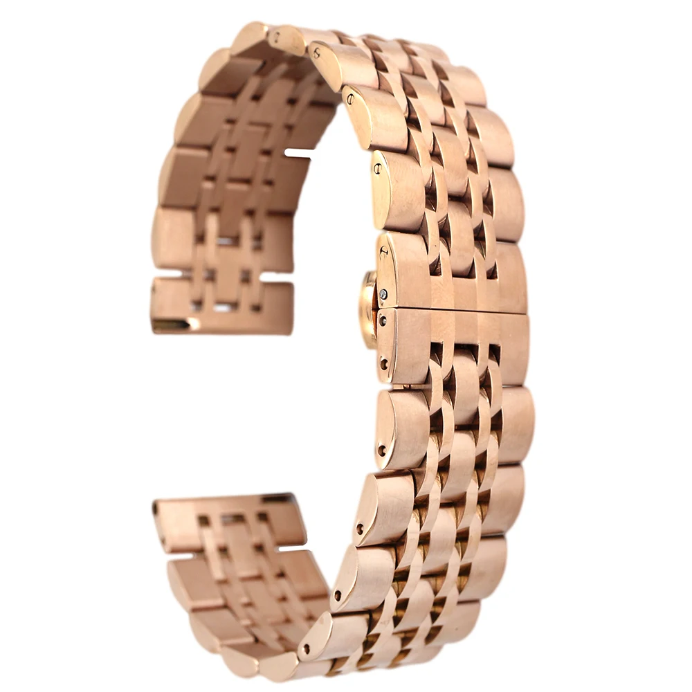 

20mm 22mm Stainless Steel Watch Band for Pebble Time / Round / Steel / Bradley Timepiece Metal Strap Wrist Loop Belt Bracelet