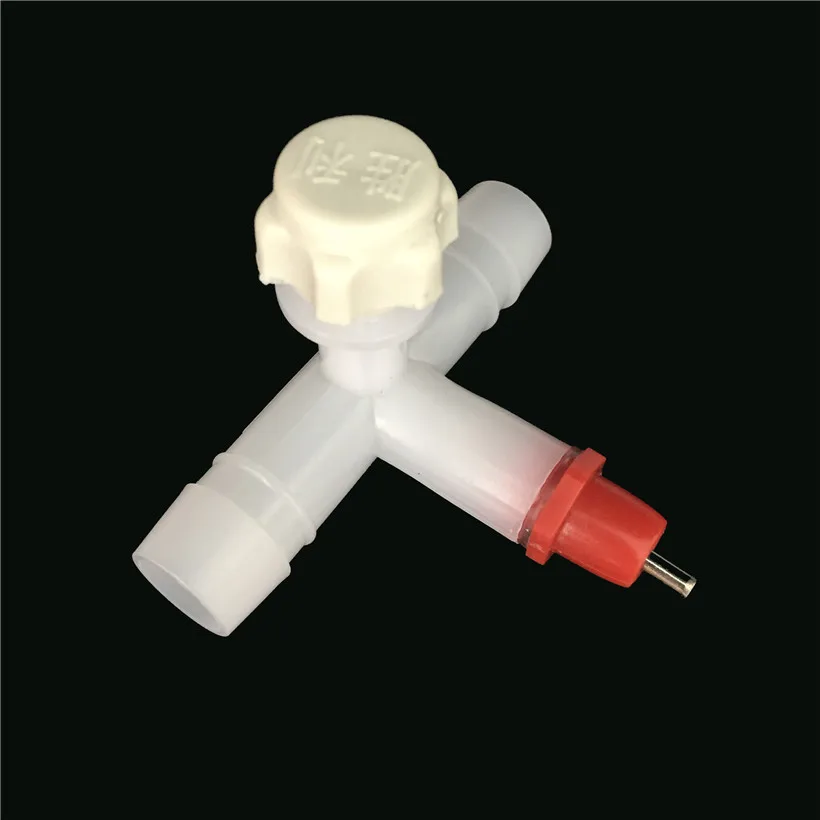 5 шт. пружинный тройник для питья цыплят мячики сосков фонтан соединительные