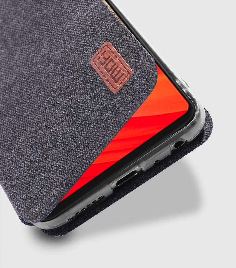 Чехол для Oneplus 6, чехол MOFI для one plus 6, тканевый флип-чехол OP6, Силиконовый ТПУ, полный защитный чехол, 1+ 6, чехол-подставка для бизнеса