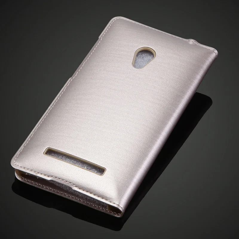 Оригинальный Роскошный чехол книжка с окошком для ASUS Zenfone 5 A500KL A501CG телефона из