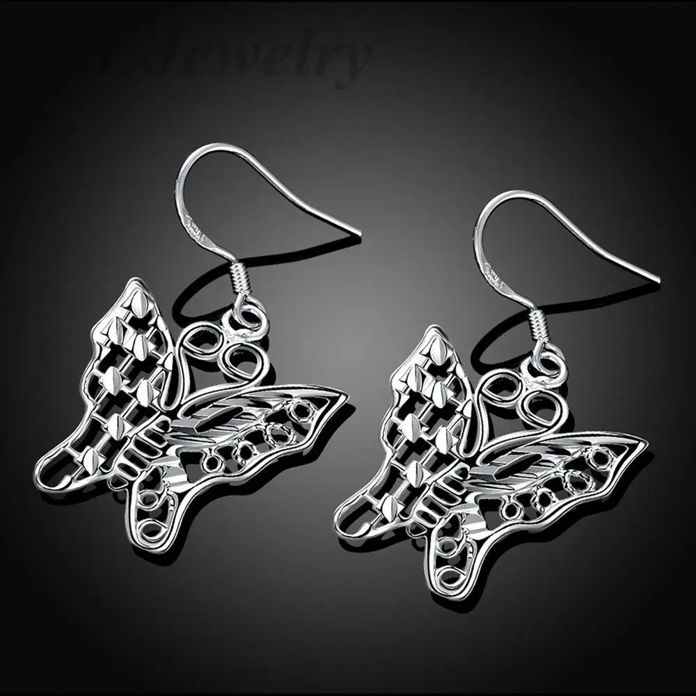 E683 Wholesale 2016 new brand 925 silver earrings fashion jewlery wedding party gift | Украшения и аксессуары