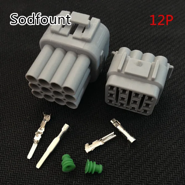 10 комплектов в комплекте 12 Pin Way Водонепроницаемые электрические провода разъем
