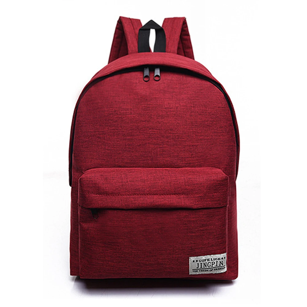 Летние парусиновые Рюкзаки Высокое качество студентов ранцы для мужчин женщин