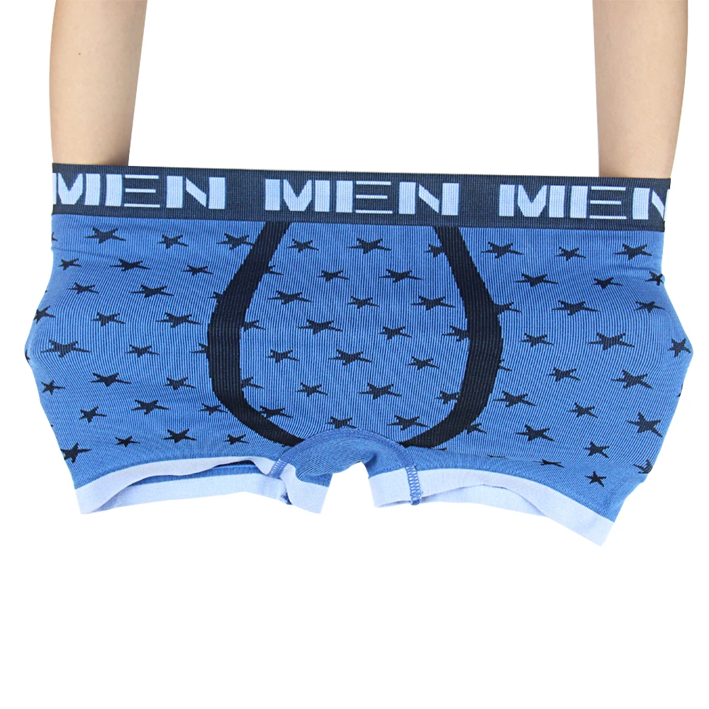 4 шт./лот сексуальное мужское нижнее белье трусы боксеры дышащие мужские