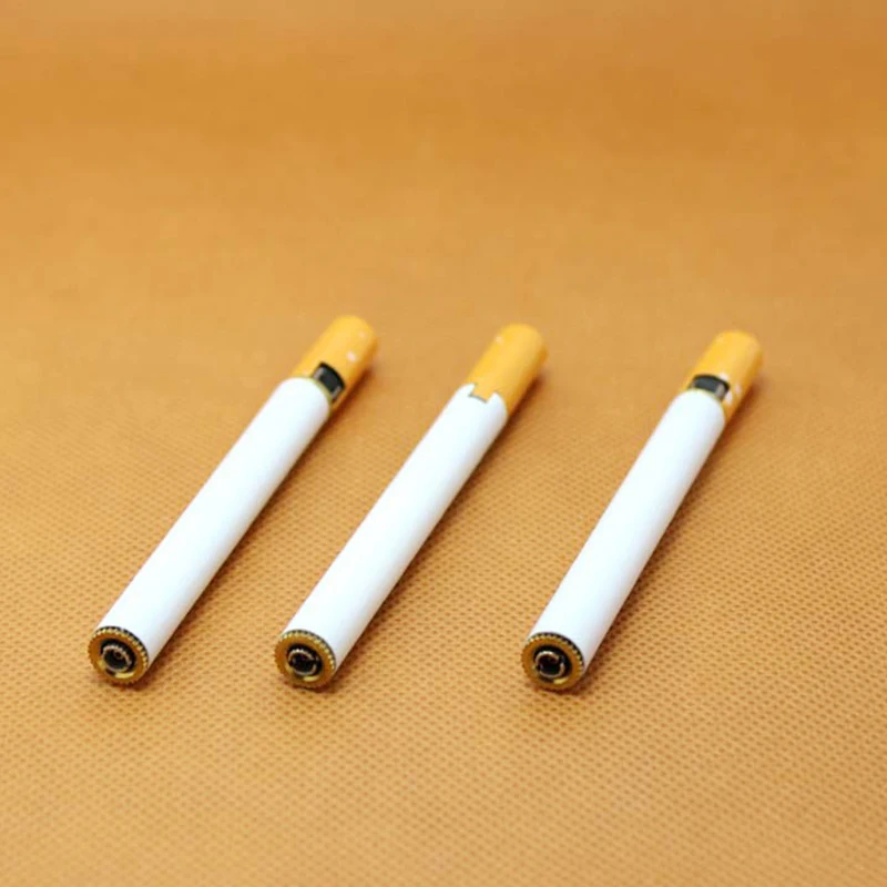 10 шт./лот бутан факел зажигалки Металлическая Зажигалка сигарета в форме