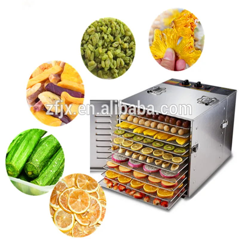 

Stainless steel drying fruit food dehydrator for home use 10 layer ZF