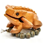Классический деревянный музыкальный инструмент Money Lucky Frog, ударный Рашпиль с палочкой, детская музыкальная игрушка, игрушки для снятия напряжения, подарок