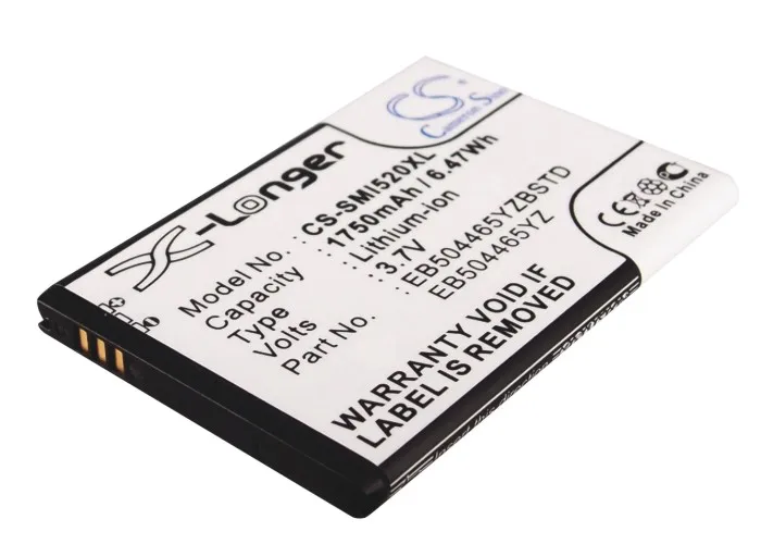 Cameron Sino 1750 мАч аккумулятор EB504465IZ для Samsung/Verizon/USCellular SCH i100 I400 I520 I510 LC11|1750mah battery|cameron