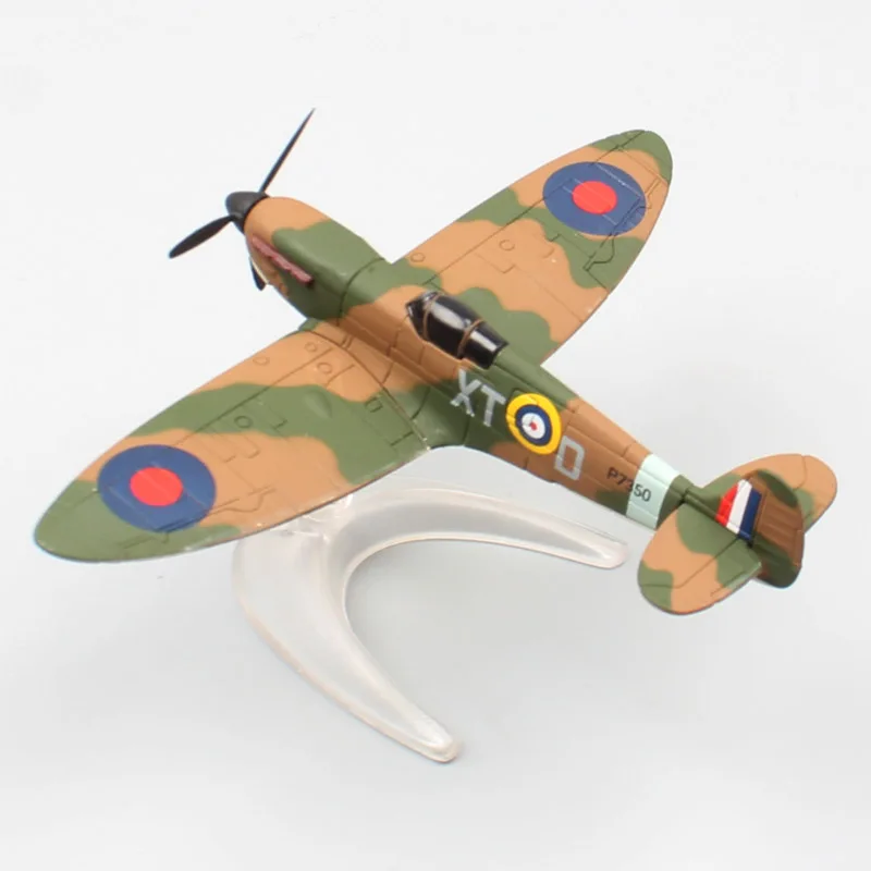 Childs 8 см маленький классический корги Второй мировой войны RAF супермарин Spitfire истребитель литье под давлением автомобиль самолет масштаб самолета металлические модели Миниатюрные