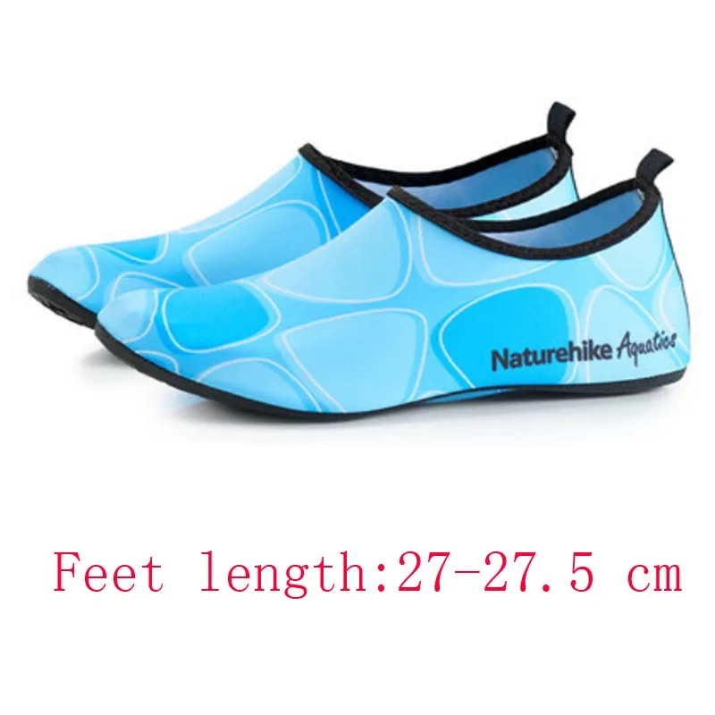 XXL-Blue Naturehike открытый бассейн Ultralight упругого водонепроницаемая обувь Aqua носки пляжная обувь для мужчины и женщины NH18S001-X - Цвет: XXL-Blue