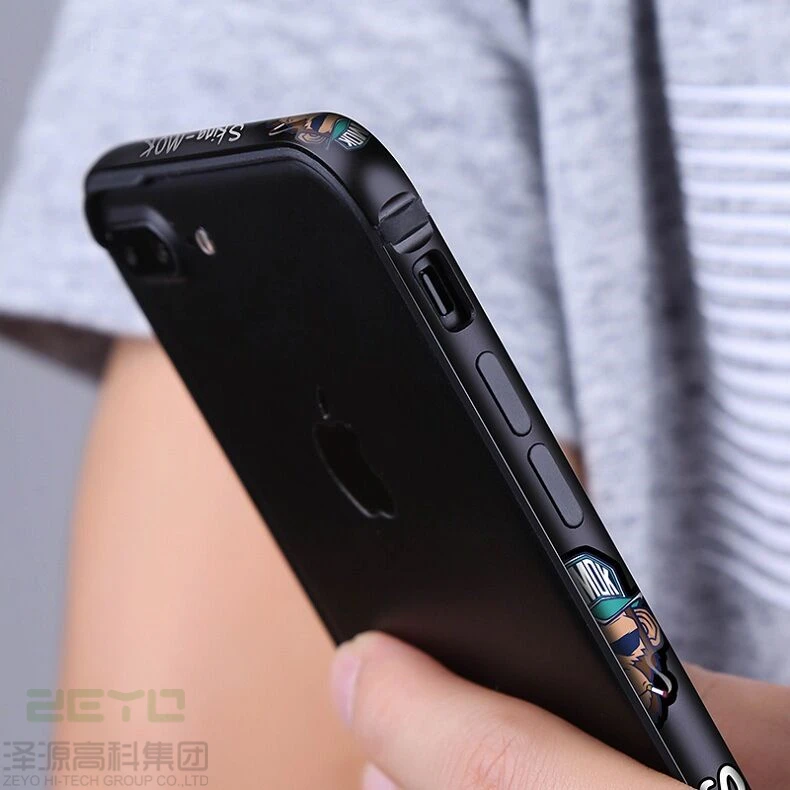 Дизайн металлический бампер для iPhone6/6s/i6plus/i 6s Плюс/i7/7 plus/ i8/i8plus, чехол защитный Coque Capinha
