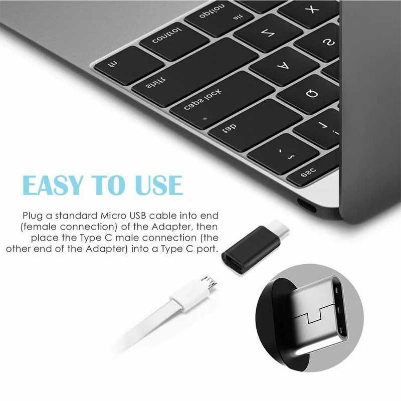 Адаптер Ascromy 2 в 1 с USB C OTG Type на Micro для Xiaomi mi mix Samsung Galaxy S8 Plus Note 8 Oneplus 5 LG G6 G5 C|micro usb c