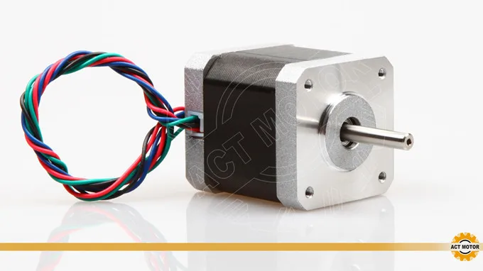 Высокое качество! ACT 1 шт. Nema17 шаговый двигатель 17HS5425 2 фазы 70oz in 48 мм 2.5A 300 провод CE