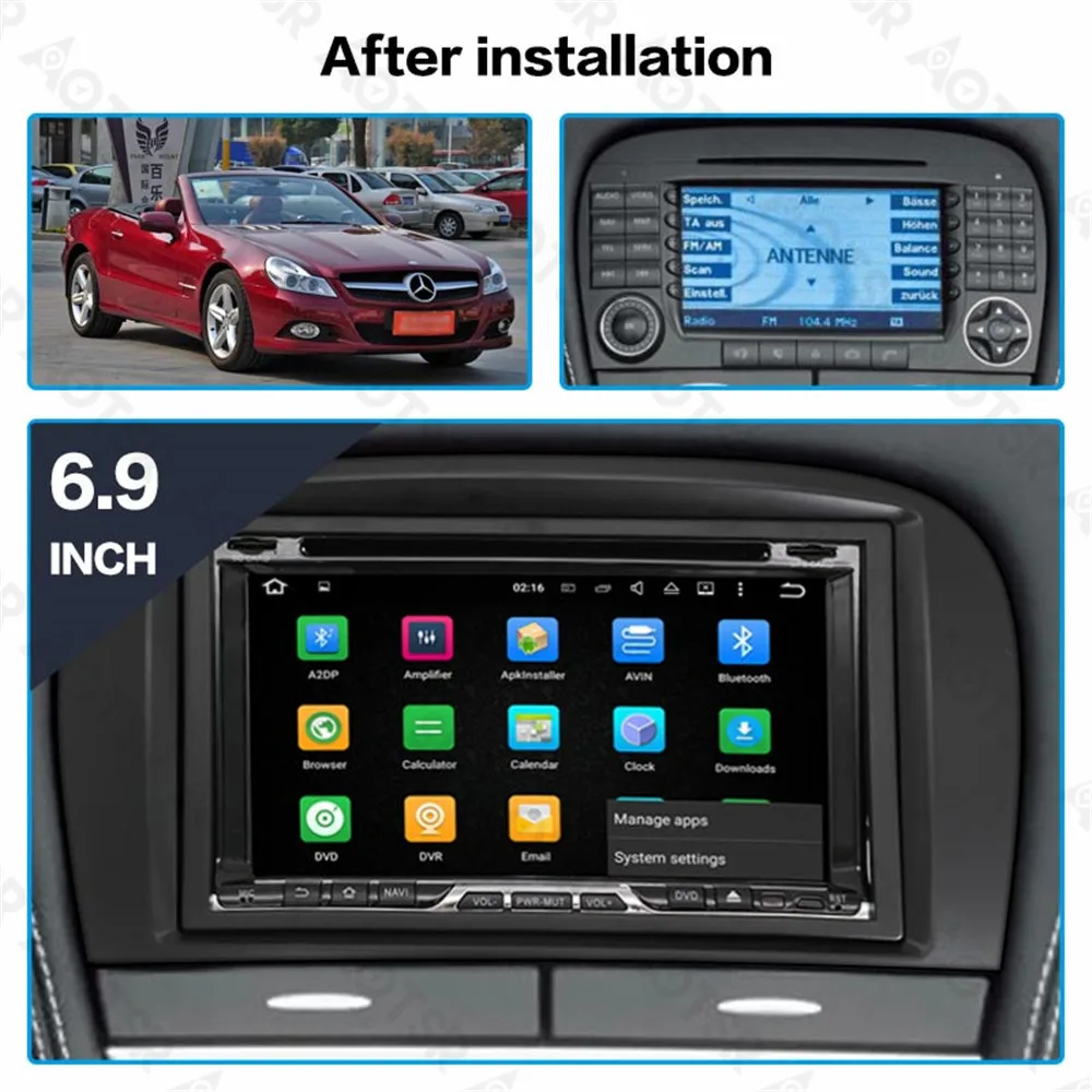 Автомагнитола на Android 8 0/7 1 С GPS навигацией DVD плеером головное устройство для