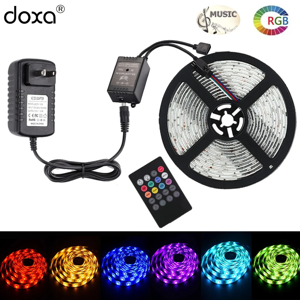 BLYN wifi Светодиодная лента 5050 RGB 5 м 10 2 водостойкая Диодная ТВ световые полосы