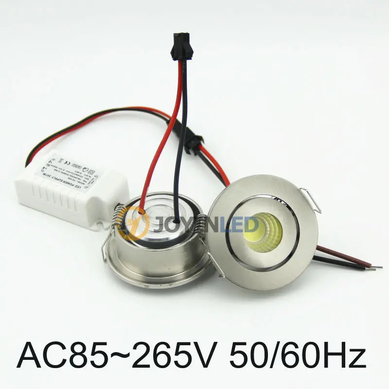 Встраиваемый светодиодный светильник 1 Вт 3 5 мини-светодиодный потолочный с