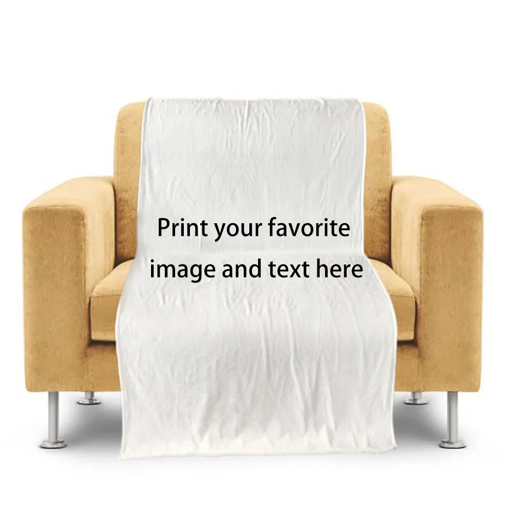 Индивидуальное домашнее одеяло с вашим изображением и текстом кровать диван