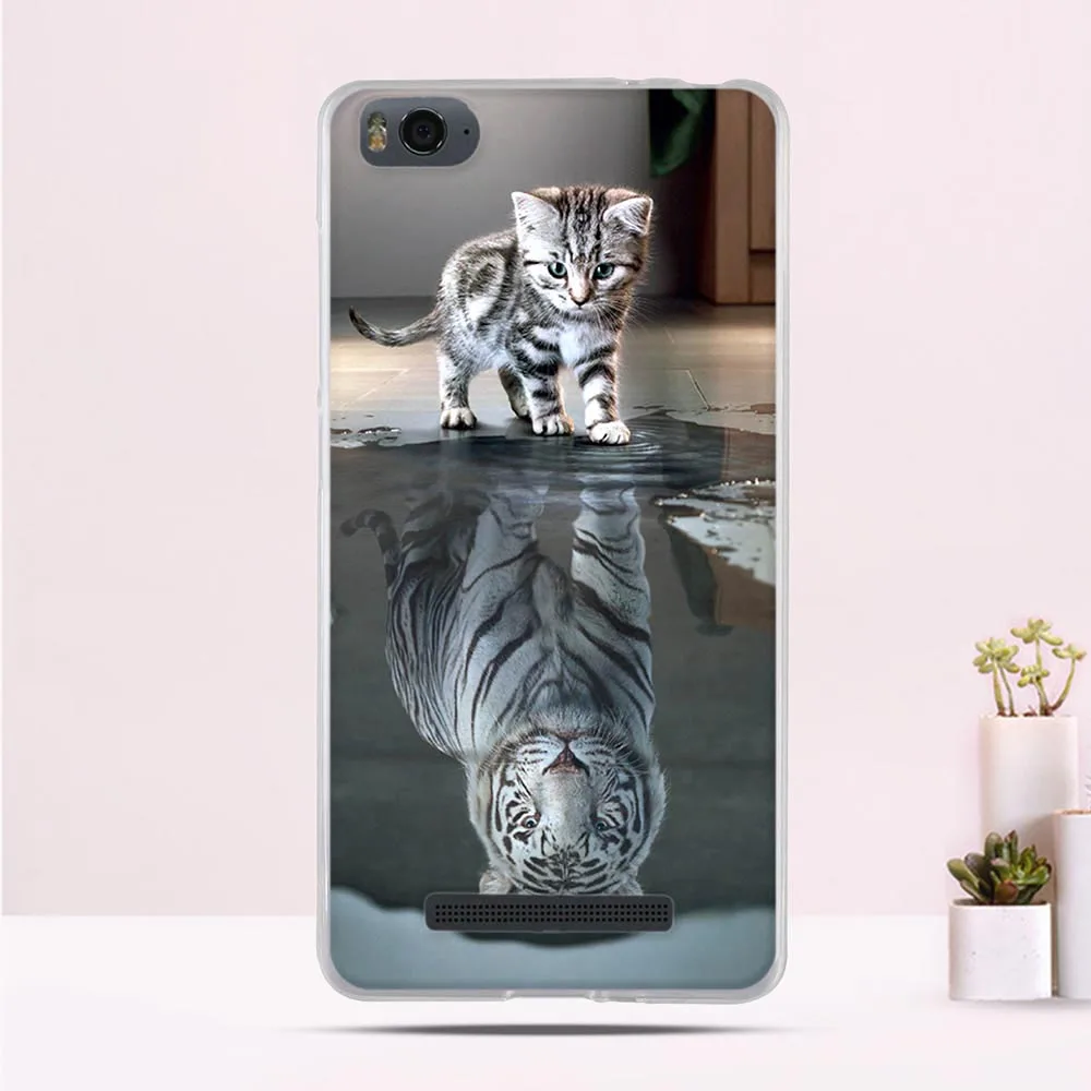 Задняя крышка для Xiaomi Mi 4i 4c Mi4i Mi4c M4i M4c силиконовый чехол ТПУ чехлы телефонов