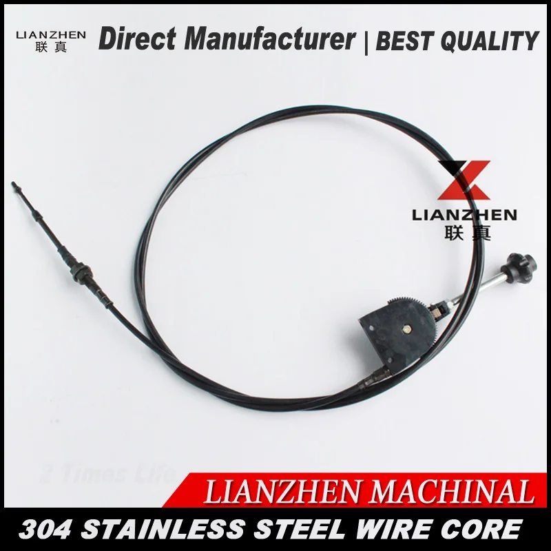 

Excavator manual hand throttle control cable For Caterpiller,Kobelco,Komatsu