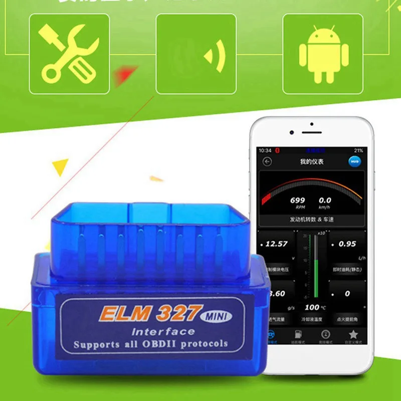 VicTsing Super Mini OBD2 ELM327 Bluetooth Автомобильный сканер Torque Android инструмент для