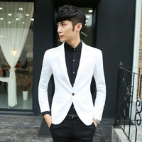 white and black men suits for wedding groom tuxedo 2piece coat pants slim fit terno masculino prom costume homme best man blazer