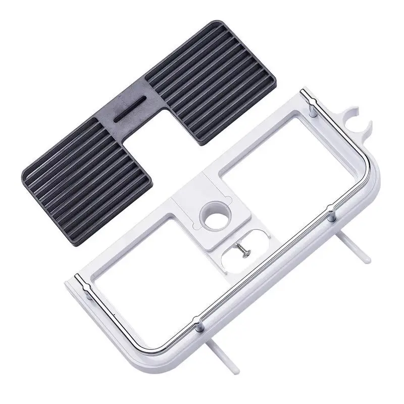 1 шт. Пластик Ванная комната для хранения полки душевой поддон вешалка полотенец