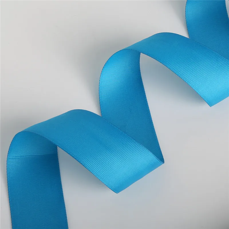 5 ярдов/лот Высокое качество Бирюзовая Резьбовая Grosgrain лента для свадебной