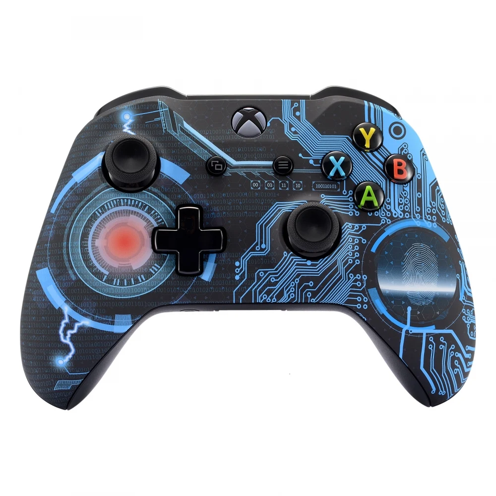 

eXtremeRate Circuit Board Soft Touch Replace Parts Front Shell for Xbox One X & One S Controller