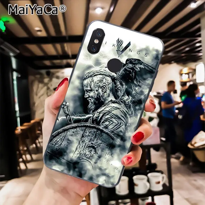 MaiYaCa Ragnar Lothbrok Vikings Series чехол для телефона чехол для Xiaomi Redmi4X 6A S2 Go Redmi 5 5Plus Note4 Note5 7 Note6Pro