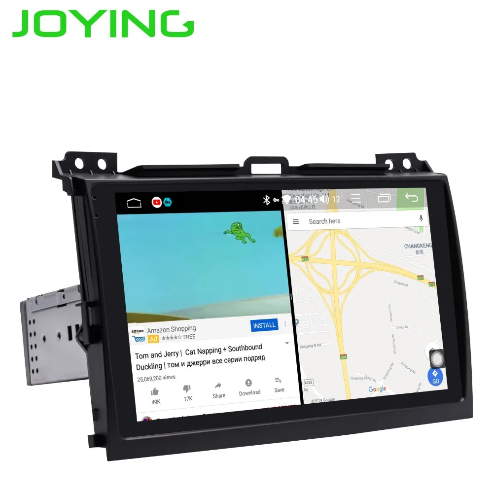 JOYING 1din 2.5D автомобильный стерео 2G RAM GPS навигация для Toyota Land Cruiser Prado 120 Lexus GX470 2004 2009