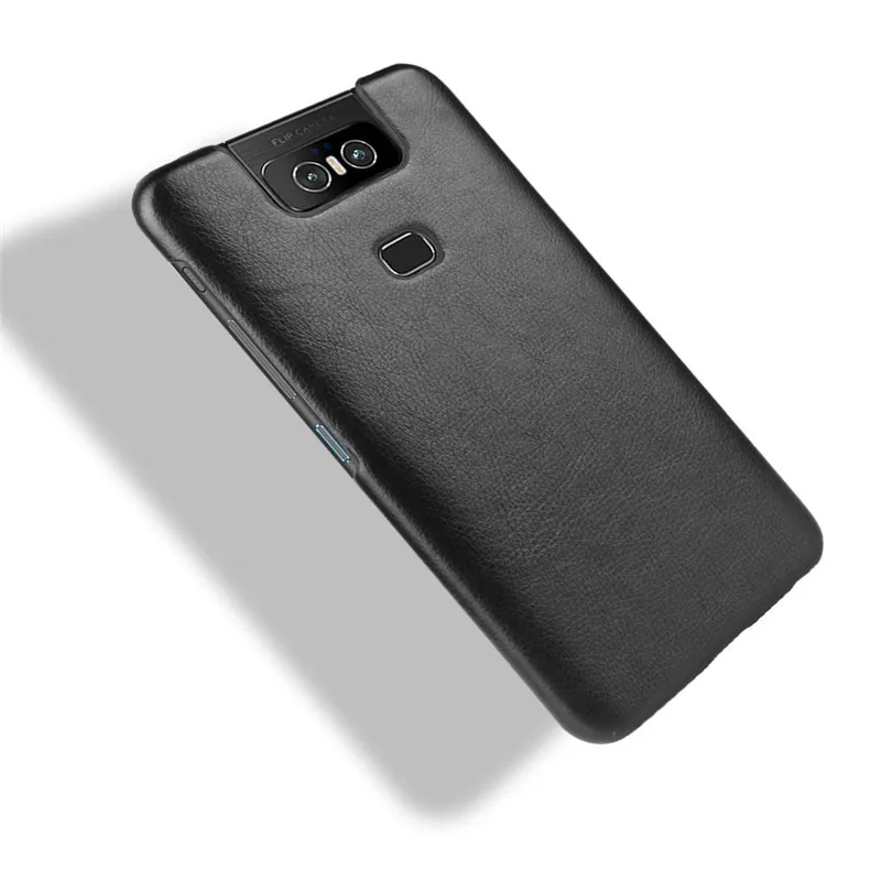 Для Asus Zenfone 6 ZS630KL из искусственной кожи кожа с рисунком Litchi Твердый чехол для Asus Zenfone 6z ZS630KL ZS 630KL чехол для телефона