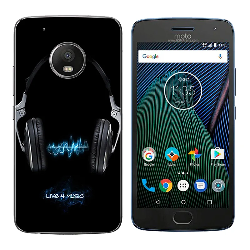 for Motorola Moto G5 Plus Coque Soft Silicone Shell Life Printing Cover G 5 Phone Case |