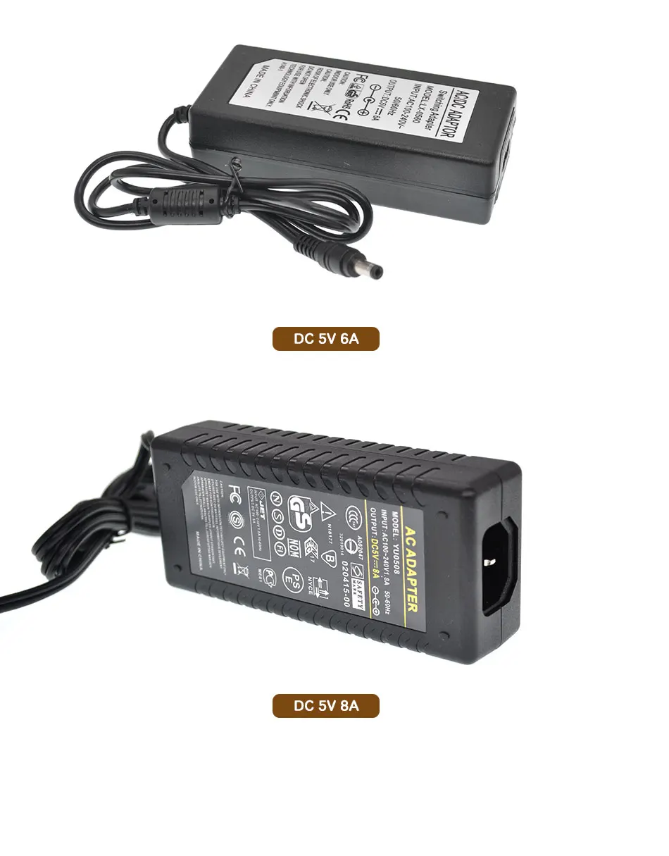 Трансформатор освещения AC110V 220V к DC 5V 12V 24V адаптер питания зарядное устройство 1A 2A 3A 4A 5A 6A 8A источник питания EU US AU UK Plug