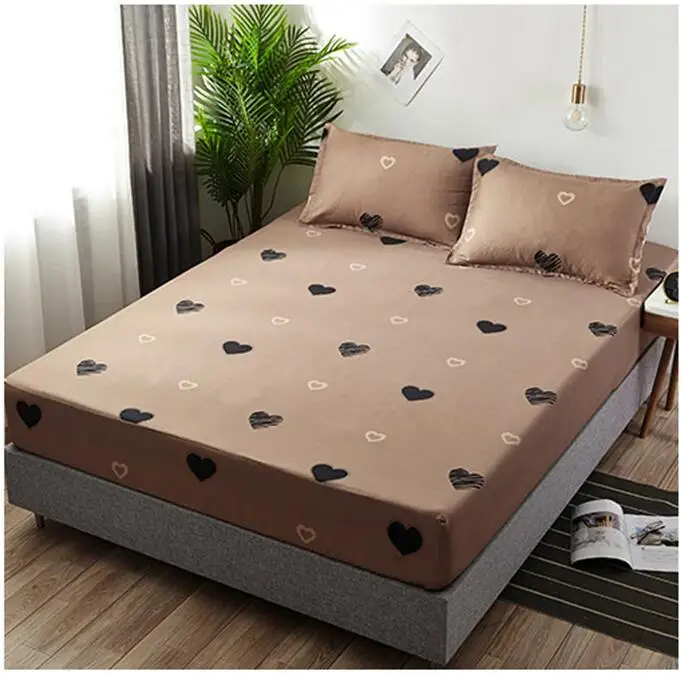 style 23 Цельный матрац для кровати, покрывало для кровати с принтом, нескользящее постельное белье, пылезащитный чехол, многоразмерная простыня - Цвет: style 23