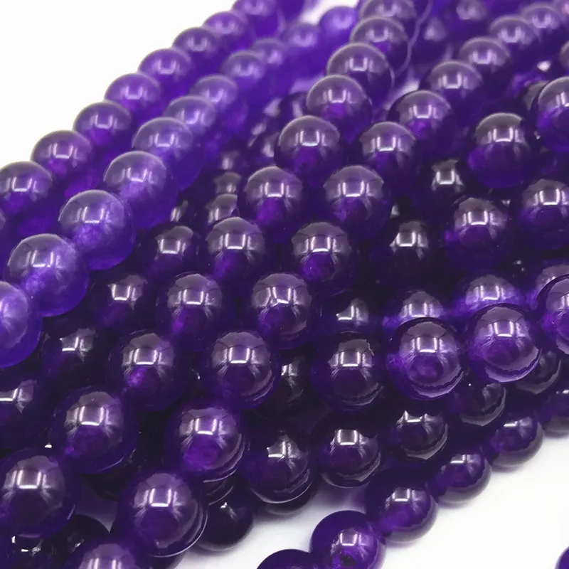 Круглые бусины из натурального камня для изготовления ювелирных изделий