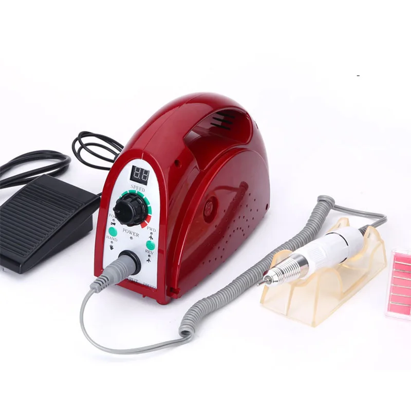 Electric Nail Drill 35000 RPM Nails Bits Acrylic File Manicure Tools Set Machine | Красота и здоровье