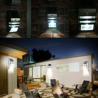 motion sensor solar lamp outdoor solar light infrared human body induction street light led solar light home garden wall lamp