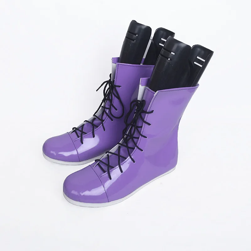 Игра Fate/Apocrypha Astolfo Copsplay обувь фиолетовый сапоги Новинка Бесплатная доставка|shoes