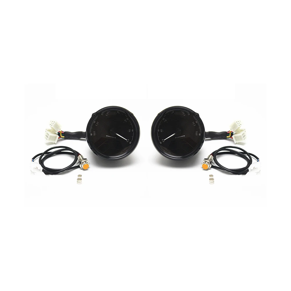 Универсальный ЖК-цифровой одометр для мотоцикла Многофункциональный 12000 об/мин