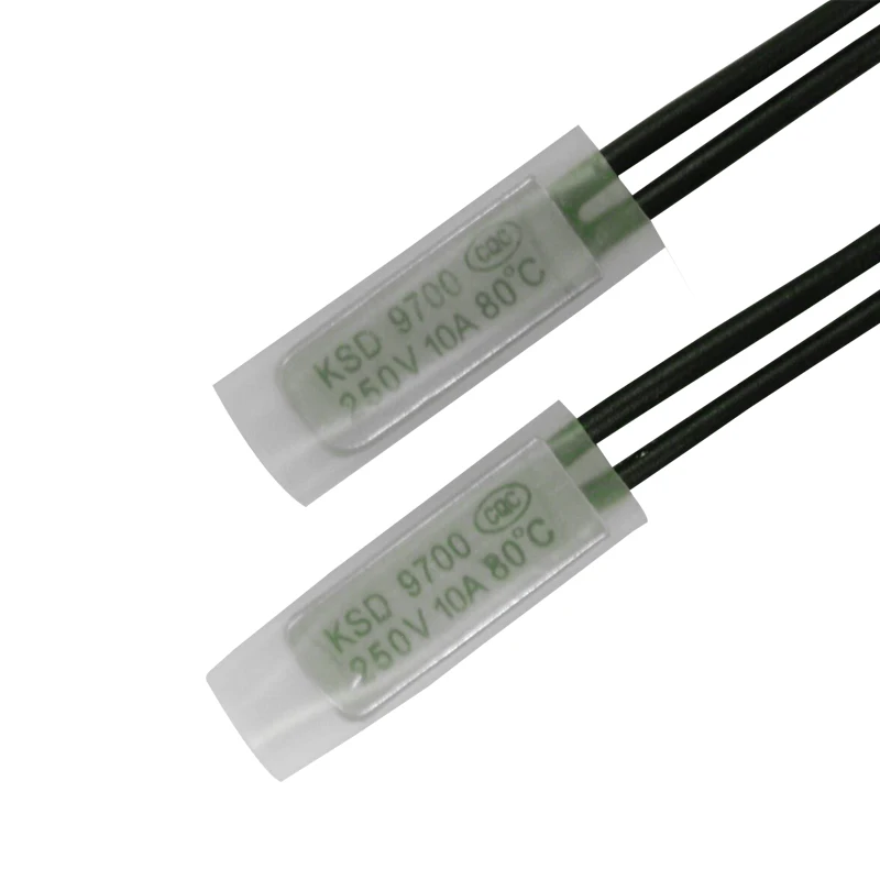 XIXI Термостат 10C-240C KSD9700 40C 45C 50C 55C 60C 65C 70C Bimetal Disc Temperature Switch Thermal Protector degree on.