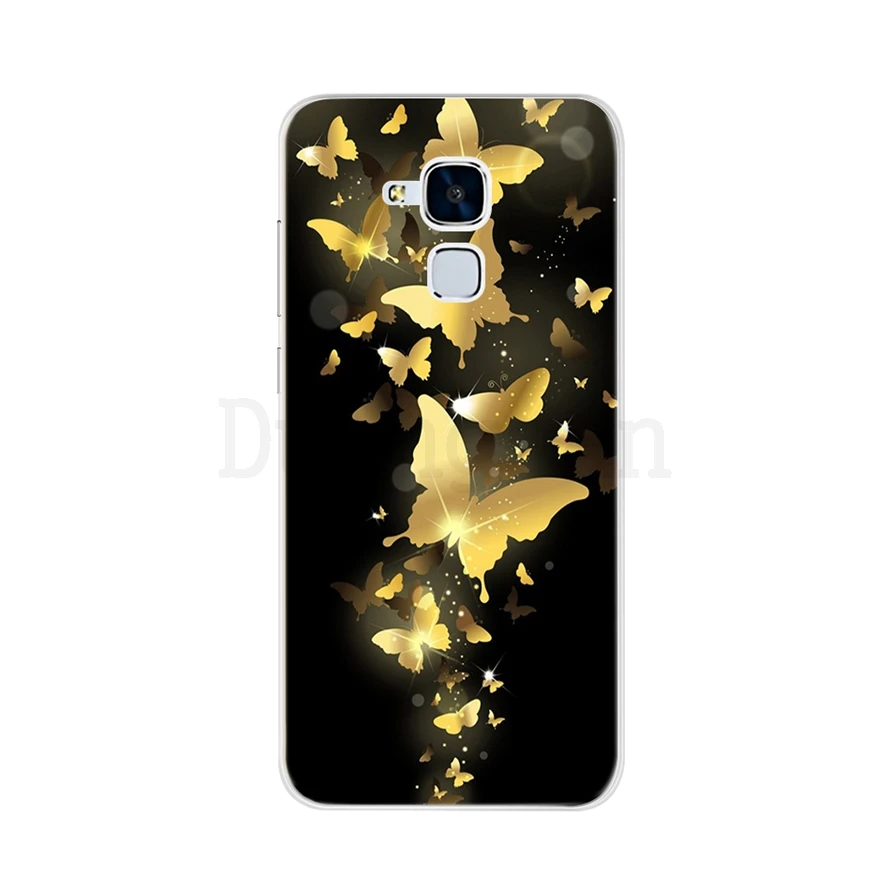 Классный чехол для Huawei Honor 5C / 7 Lite Ультратонкий Мягкий силиконовый GT3 с рисунком