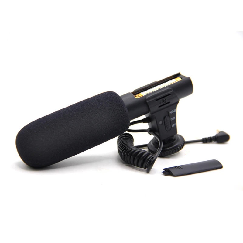 FELYBY MIC 05 Профессиональный DSLR конденсаторный микрофон для интервью видеозаписи